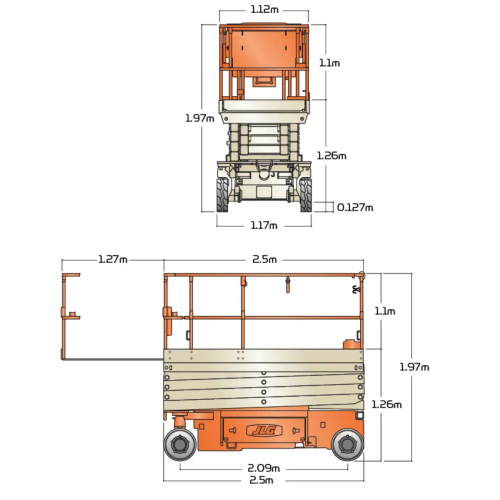 Ножничный подъёмник JLG 3246ES