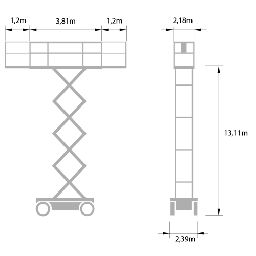 Ножничный подъёмник JLG 4394 RT